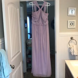 Bridesmaid dress from David’s Bridal